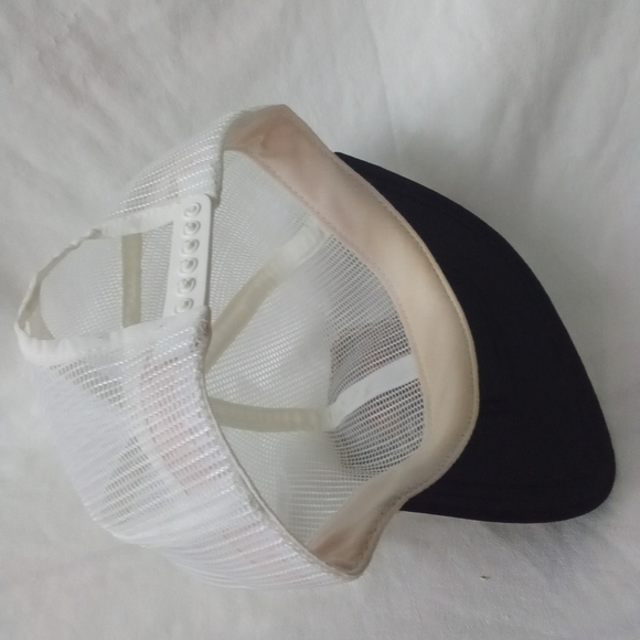 Vintage Jack Daniels Country Club Cap 19th Hole White & Black Mesh Snap Back Hat - Picture 9 of 13